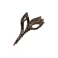 Tulip Claw Clip-Transparent Tea Brown 13cm