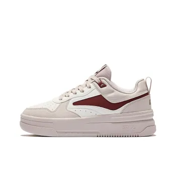 Erke Uninhibited Anti Slip Wear Resistant Low Top Skateboard Shoes Women's Pink Brush Gray Microcrystalline White