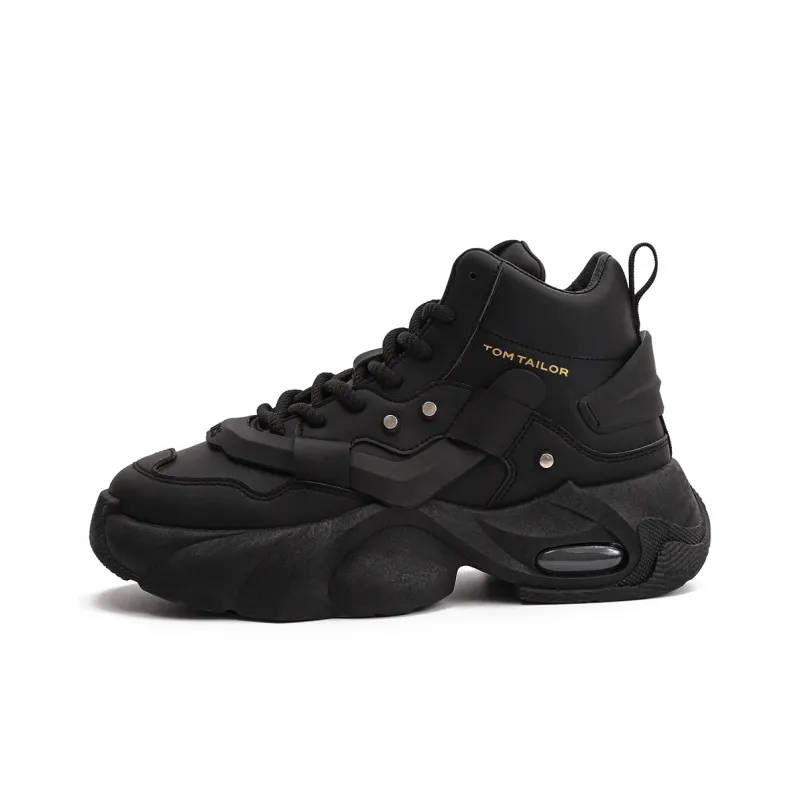 TOM TAILOR Obsidian Urban Techwear Trendy Boots Slip Resistant High Top Chunky Sneakers Men's-3