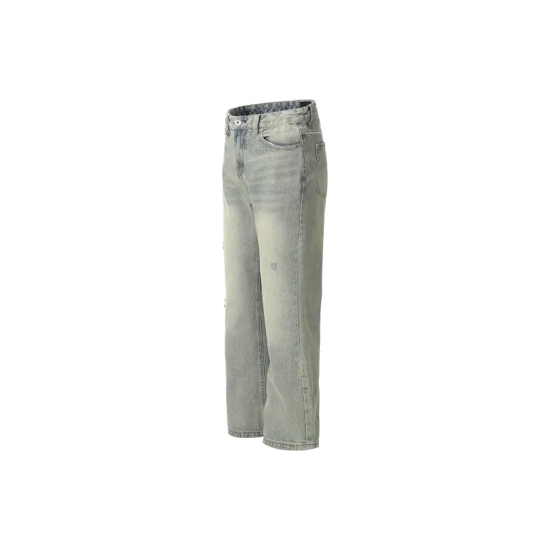 GBXM Jeans Unisex Yellow Mud Blue-2