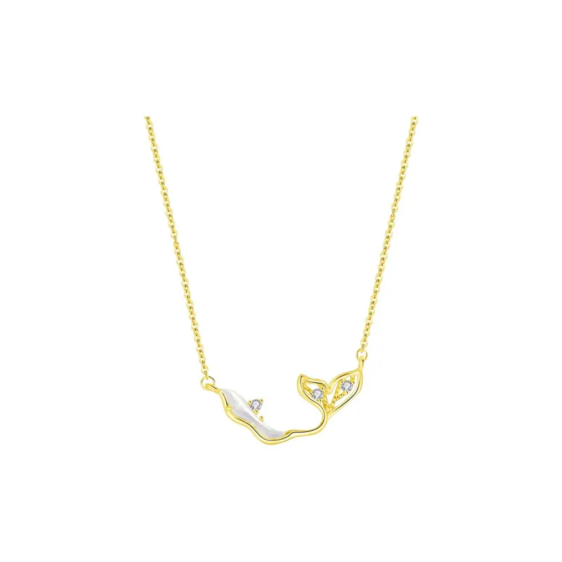KING OF BLING 925 Silver, Zircon, Fritillary Necklaces Women's-6