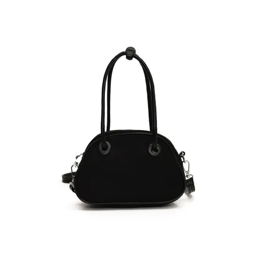 Morellybear PU Bowling Bag Crossbody Bag Regular Women's Black/Coffee/Khaki/Leopard Print Black/Leopard Print Brown