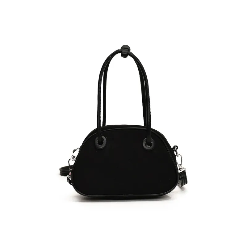 Morellybear PU Bowling Bag Crossbody Bag Regular Women's Black/Coffee/Khaki/Leopard Print Black/Leopard Print Brown-0