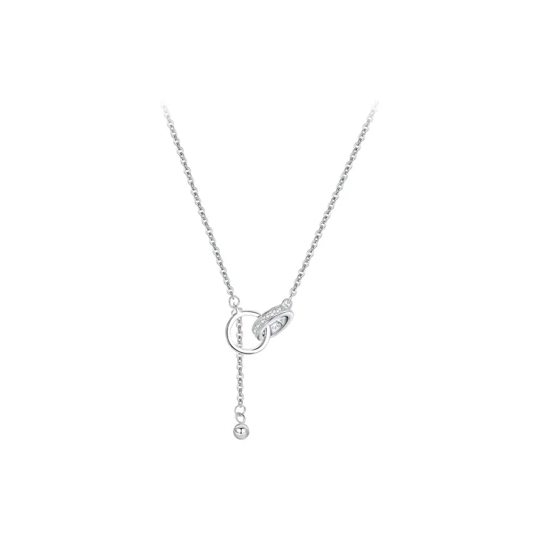GLOIRE S925 Silver Necklaces Women's Date Casual Versatile Commute Style-0