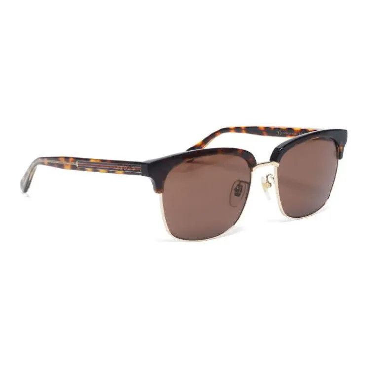 GUCCI 2000s Web-stripe Sunglasses-2