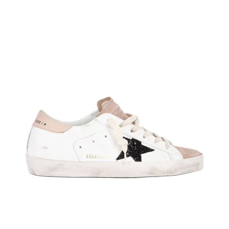 Golden Goose Superstar Milk Pink Dark Blue Women's-1