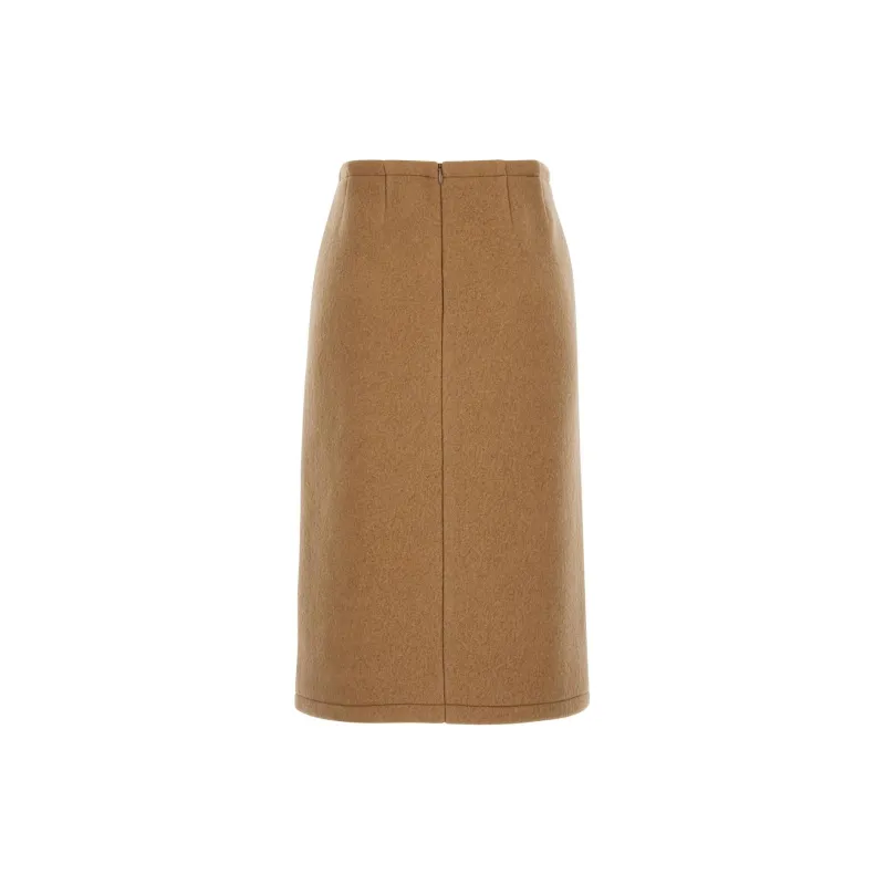 DRIES VAN NOTEN Shelda Front-Slit Midi Skirt-1