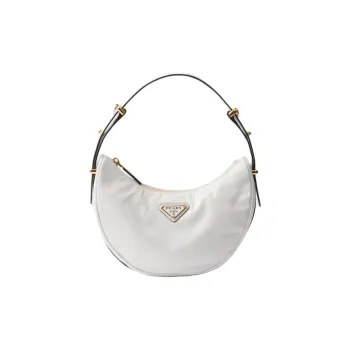 PRADA Patent Leather Handbag, Shoulder Bag Women's White