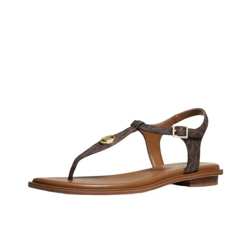 MICHAEL KORS Mallory Strap Sandals Women's Brown-3