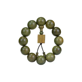Is Here Green Sandalwood Wooden Bracelets Men's