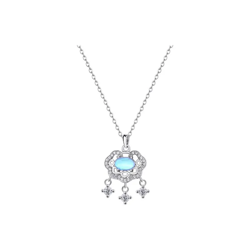 Rui Ge Mei S999 Fine Silver Necklaces Women's-0