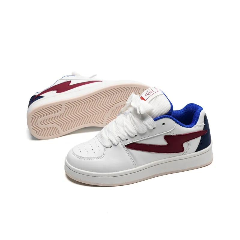 XPQ Anti-Slip And Wear-Resistant Breathable Low-Top Skateboard Shoes Unisex-25