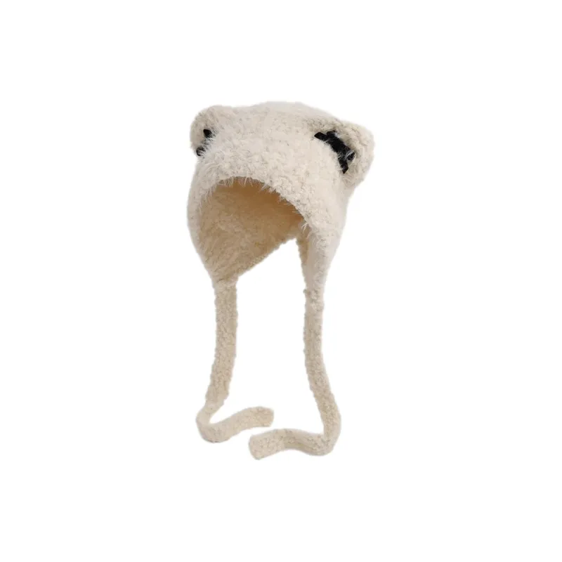 FREE RABBITⅡ Fall And Winter Face Friendly Thickened Plush Trapper Hats Unisex-1