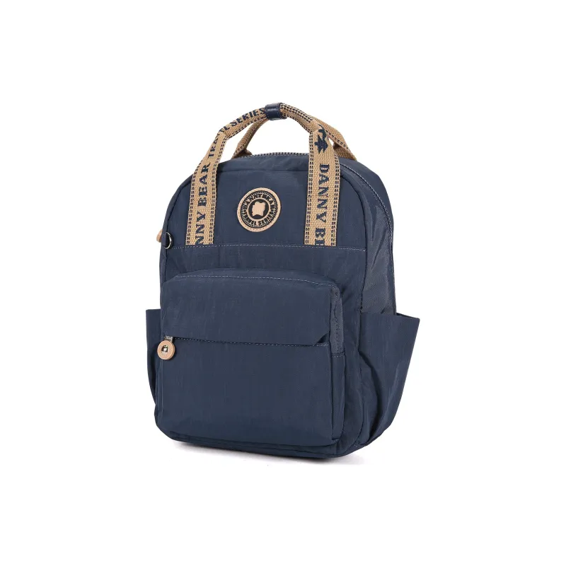 Dannybear Fabric Backpack Men's Dark Blue-1