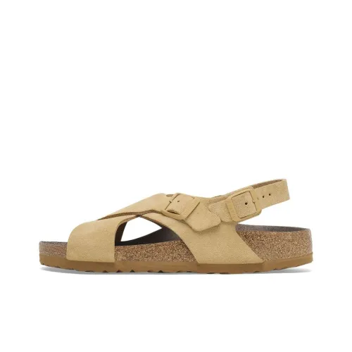 Birkenstock Tulum Soft Footbed Beach Sandals Women's Latte Brown Regular