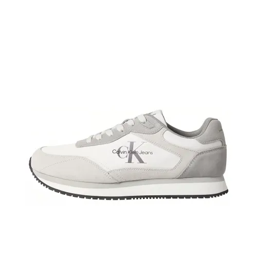 CKJ CALVIN KLEIN JEANS Low Top Casual Shoes Men's Water Silver Gray