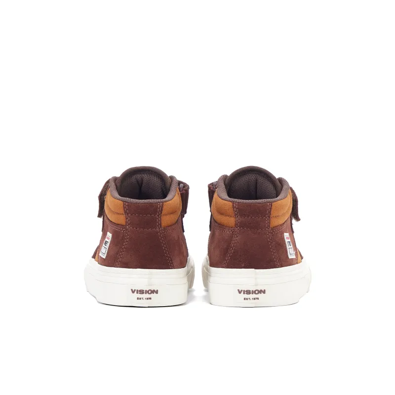 Vision Street Wear Concave Wear Resistant Mid Top Kids' Skateboarding Shoes Khaki Kids'-4