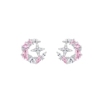 DESIGN CIRCLES S925 Silver Stud Earrings Women's