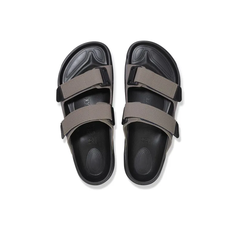 Birkenstock Atacama PU Polyurethane Slip-Resistant Slide Slippers Men's Concrete Gray Regular-3