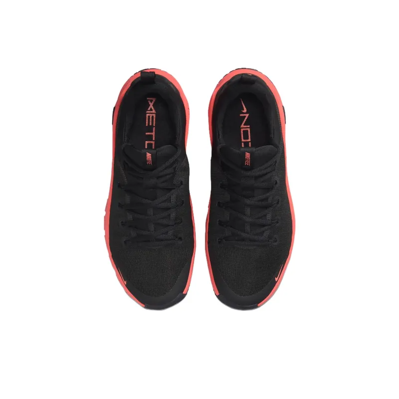 Nike Free Metcon 6 Anti-Slip Wear-Resistant Low-Top Training Shoes Women's Black Red-2