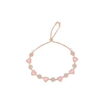 Vegetarian Mother of pearl Zircon Bracelets Women's