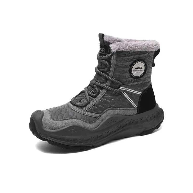 Jeep Snow Boots Men Gray-0