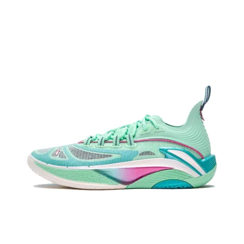 LiNing BadFive Hunter 1 Super Low Top Basketball Shoes Men's Mint Green