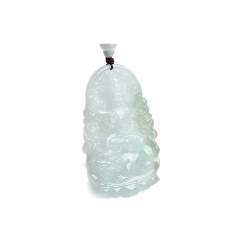 Oushuo Jewelry Ice Glutinous Jadeite Necklaces Unisex-0