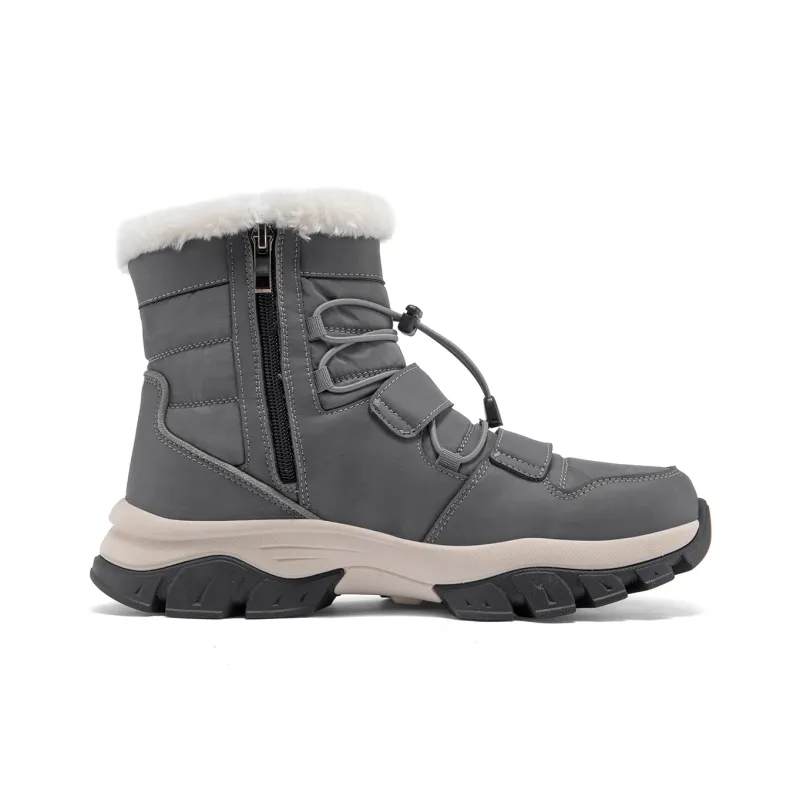 Jeep Snow Boots Men Black \ Sand \ Gray-13
