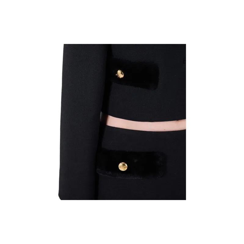 PRADA Logo Engraved Mini Skirt-5