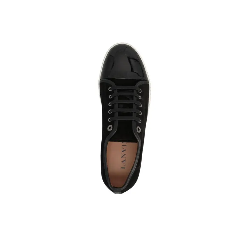 Lanvin DBB1 Low Top Skateboard Shoes Men's Black-4
