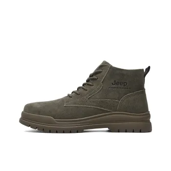 Jeep Ankle Length Martin Boot Men's Army Green
