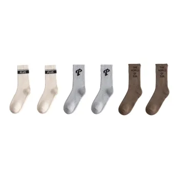 Cotton Gene Mid Calf Socks Unisex Combo Set
