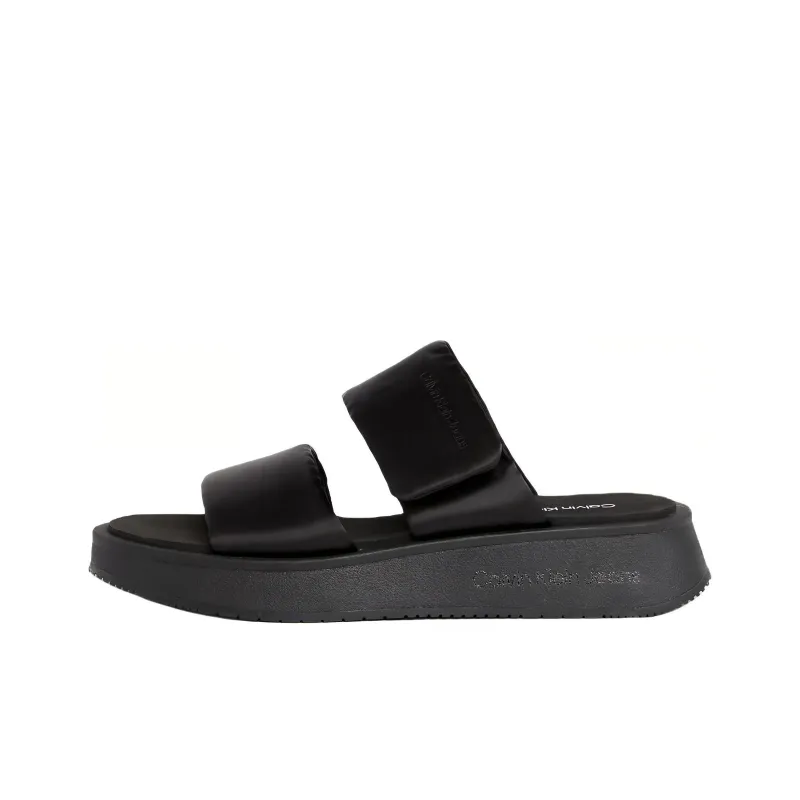 CKJ CALVIN KLEIN JEANS Slide Slippers 4.5cm Women's Black-0