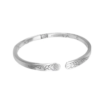 CUTE DAME S999 Sterling Silver Bracelets Women's Silver