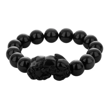 DOWER&HALL Obsidian Bracelets Men's