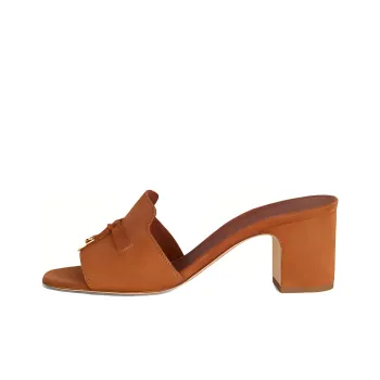 Loro Piana Quick Dry Slide Slippers Women's Brown