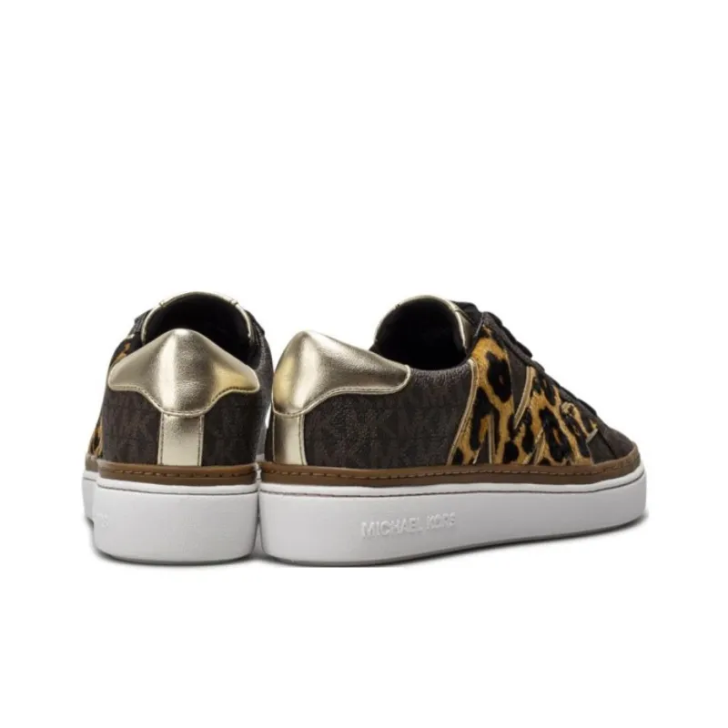 MICHAEL KORS Chapman Low-Top Stylish Skateboarding Shoes Women's Brown-3