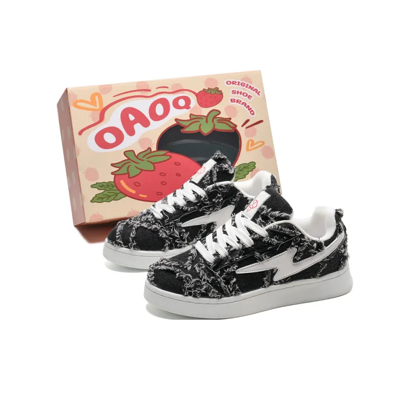 OAOQ Wear resistant And Lightweight Low Top Skateboard Shoes Unisex Box-12