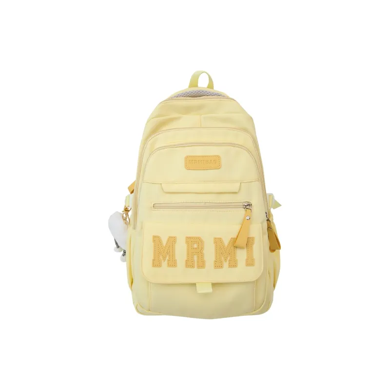 NIGEER Nylon Backpack Regular Women's Black/Yellow/White/Pink/Red/Blue-2