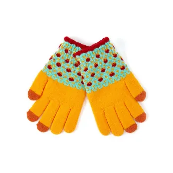 Lanza Acrylic Knit Gloves Women's