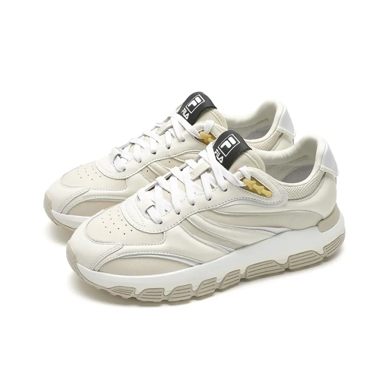 FILA Fashion Anti Slip Wear Resistant Low Top Casual Shoes Women's White Gray-5