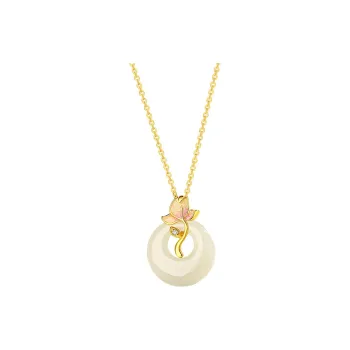 Andaozi Necklaces Green Jade Women's