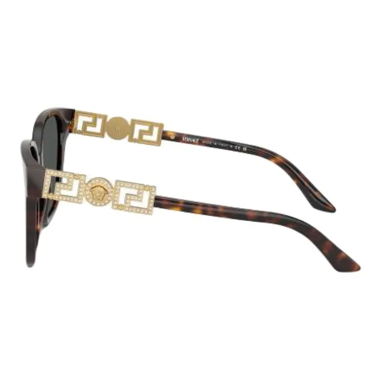VERSACE Greca Strass Butterfly frame Sunglasses-2