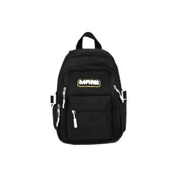 NIGEER Nylon Backpack Regular Unisex Black/Blue/White/Yellow/Purple
