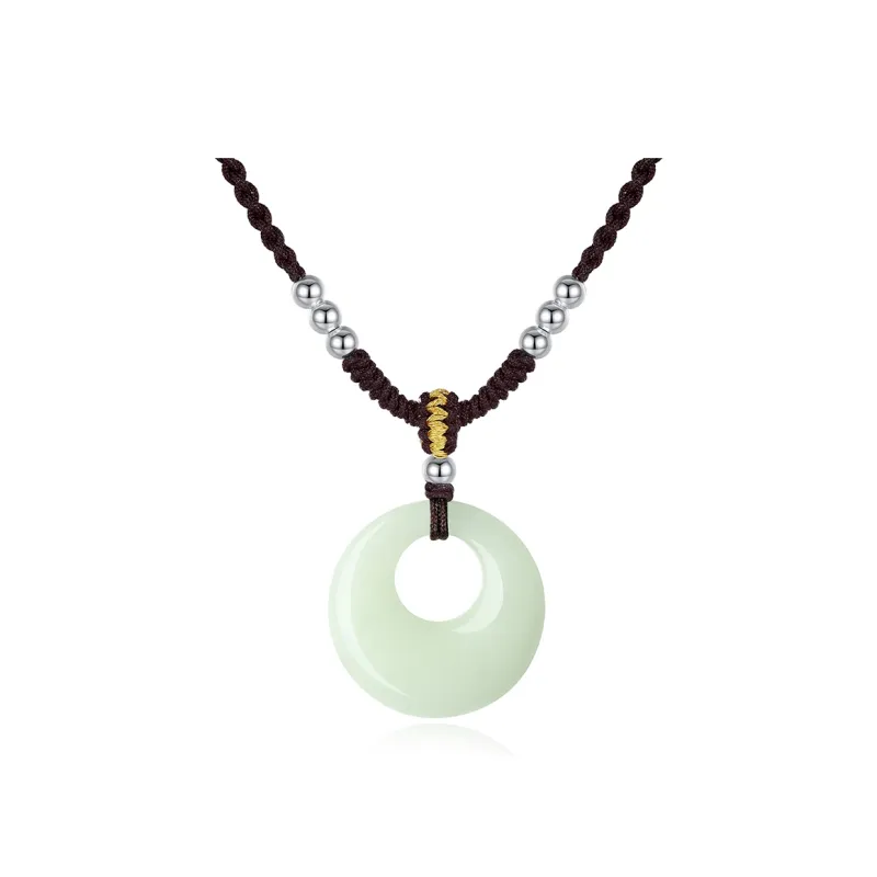 KINGFOCUS S999 Fine Silver Necklaces Unisex-0