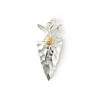 GOD SUNS 950 Silver 18K Gold Pendants Unisex