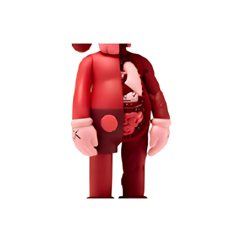 KAWS Figure Print TOKYO FIRST COMPANION Red Trendy Figures 28cm-1