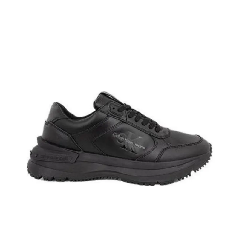 CKJ CALVIN KLEIN JEANS Low Top Casual Shoes Men's Black-1