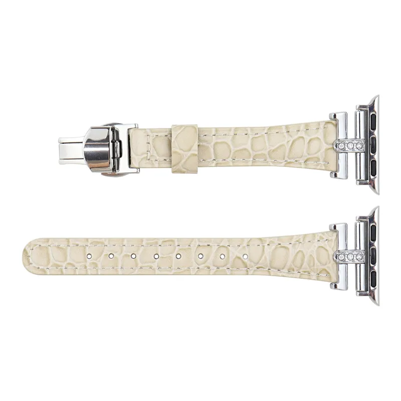 Warbler Dew Apple Compatibility Watch Band Genuine Leather Material-7